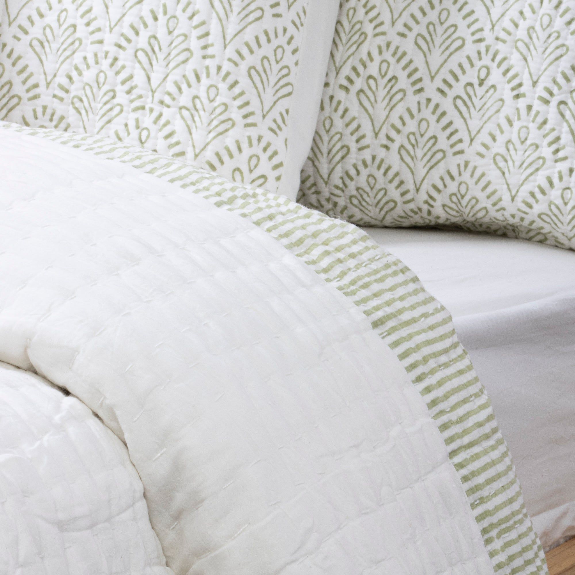 Handmade Pure cotton Kantha Quilt Perfect Warmth for Winter